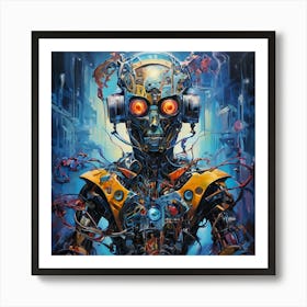 Robot 2 Art Print