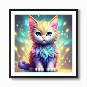 Cute Cat 8 Art Print