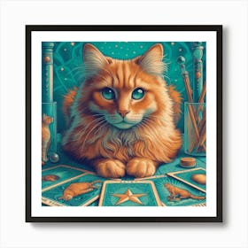 Familiar Ginger Art Print