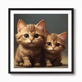 Cute Kittens Art Print
