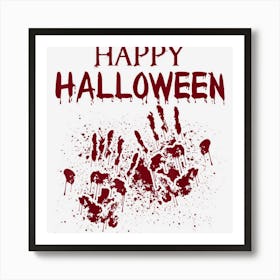 Happy Halloween Vampire Evil Art Print