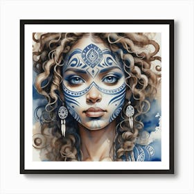 Tribal Woman Art Print