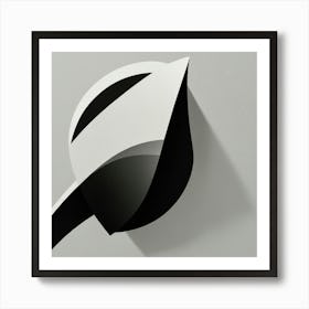 Leaf Logo Art Print