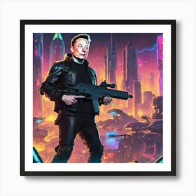 Elon Musk 7 Art Print