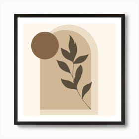 Leaf In The Sun 1 Art Print