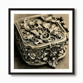 Antique Jewelry Box Art Print