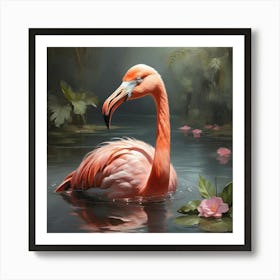 Flamingo Art Print