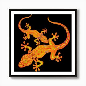 Two Geckols Art Print