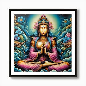 Buddha Painting Art Print