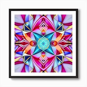 Abstract Mandala 10 Art Print