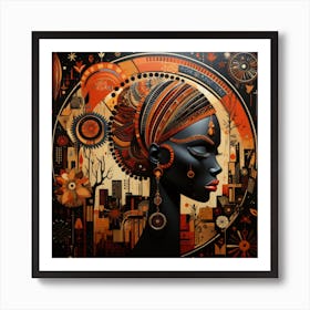 African Woman Art Print