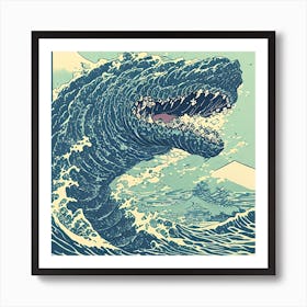 Art Block inspired Leviathan Art Print