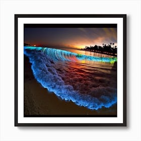 Luminous Wave Art Print