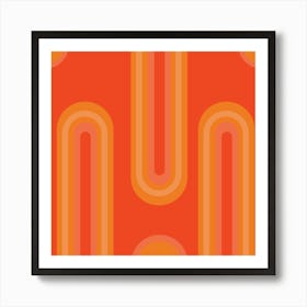 Orange Art Art Print