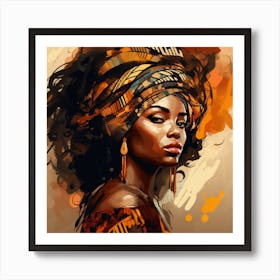 African Girl 3 Art Print