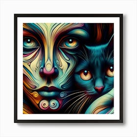 Psychedelic Painting Poster