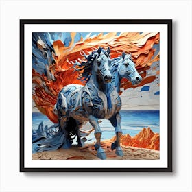 Paper Horse Art Print