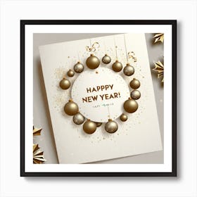 Happy New Year Art Print