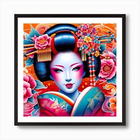 Geisha 17 Art Print