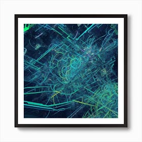 Abstract City Art Print