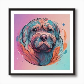 Dog Portrait Art Print