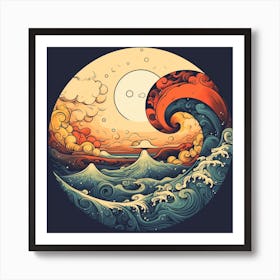 Great Wave 28 Art Print