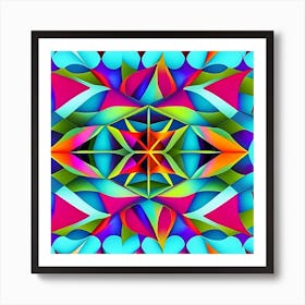 Abstract Psychedelic Pattern 3 Art Print