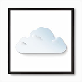 Cloud Stock Videos & Royalty-Free Footage Art Print