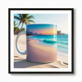 Sunrise At The Beach Art Print