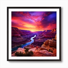 Grand Canyon Sunset Art Print