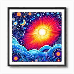 Sun In The Sky Art Print