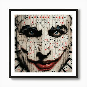 Joker Playing Cards Art Print