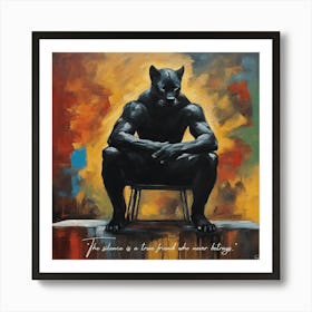 Wall art Black Panther Art Print