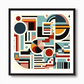 Block Pattern Art Print