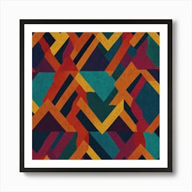 Geometric Pattern 1 Art Print