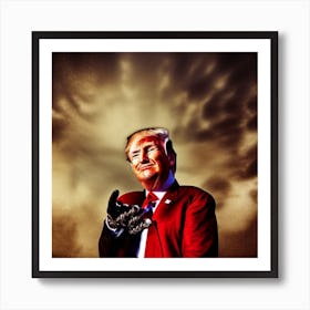 Donald Trump Infinity Art Print
