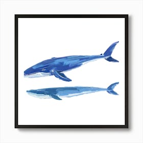 Blue Whale 07 Art Print