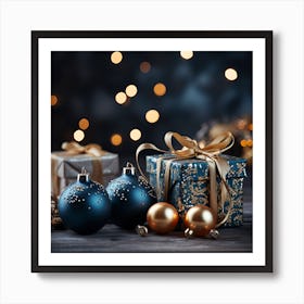 Artjuicebycsaba 169 Colorful Christmass Decorations And Gifts B64d58b5 5d9f 47b1 B31a 1b745cf7a3cd Art Print