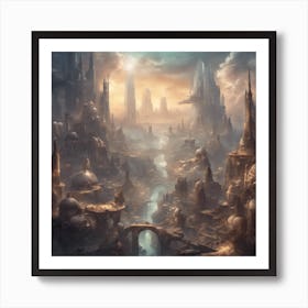 Fantasy City Art Print