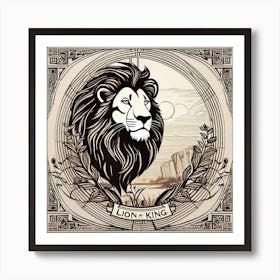 Lion King 19 Art Print