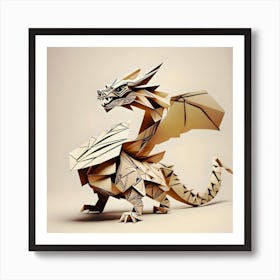 Origami Dragon Art Print