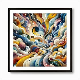 Abstract Painting 1 Art Print