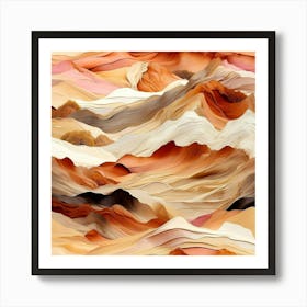 Nevada Desert Art Print