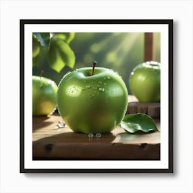 Green Apples Art Print