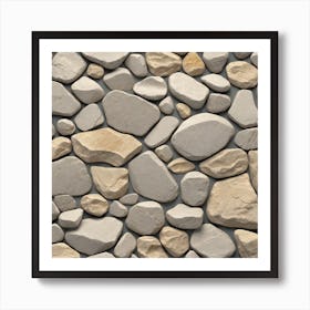 Realistic Stone Flat Surface For Background Use (49) Art Print