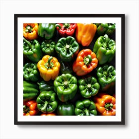 Colorful Peppers 13 Art Print