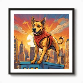 My SuperherobDog Art Print