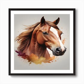 Horse Head Art Print