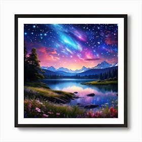 Starry Night 1 Art Print