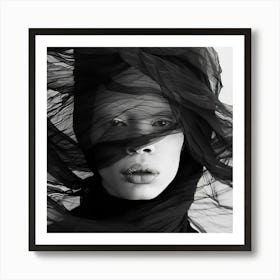 Woman With A Veil 1 Art Print